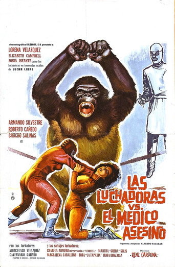 Póster de Las luchadoras contra el médico asesino