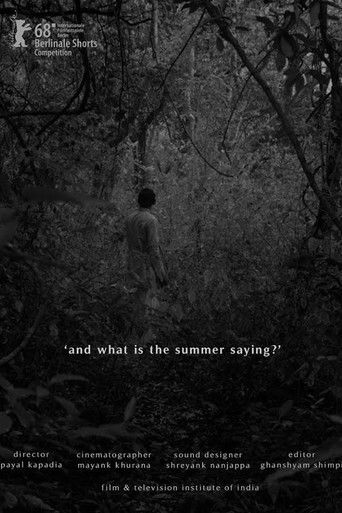 Póster de And What Is the Summer Saying