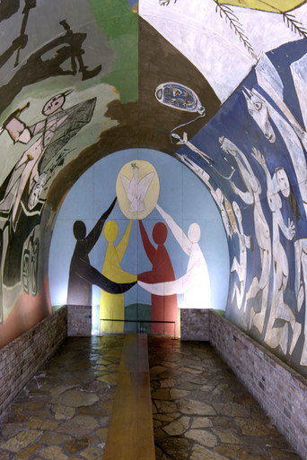 Póster de Picasso in Vallauris