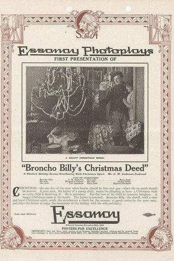 Póster de Broncho Billy's Christmas Deed