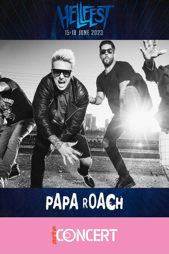 Póster de Papa Roach - Hellfest 2023