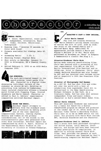 Póster de CHARACTER