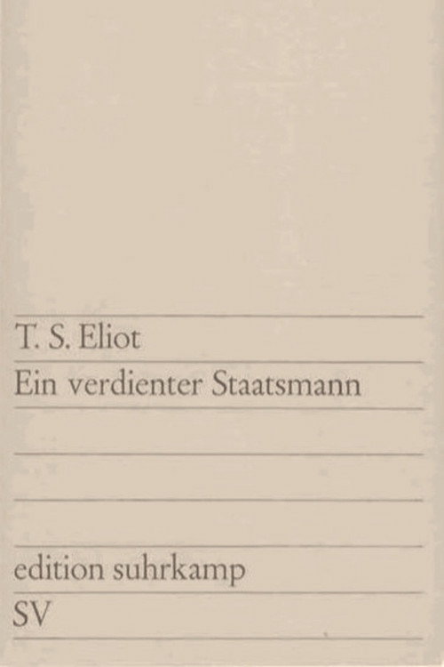 Póster de Ein verdienter Staatsmann