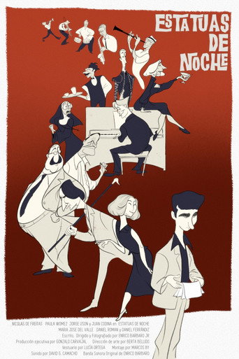 Póster de Estatuas de noche