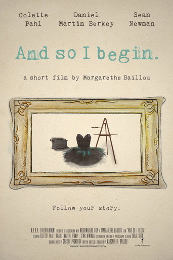 Póster de And So I Begin