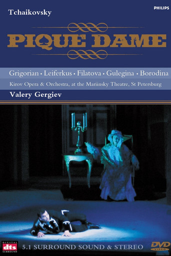 Póster de Tchaikovski: Pique Dame