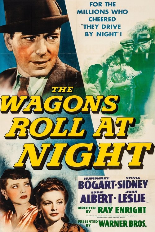 Póster de The Wagons Roll at Night