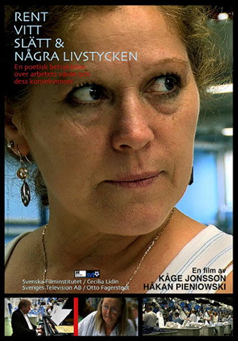 Póster de Rent, vitt, slätt och några livstycken