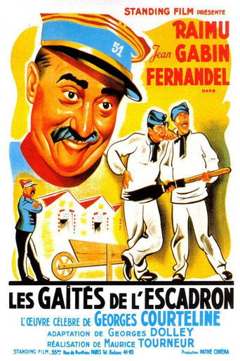 Póster de Les gaîtés de l'escadron