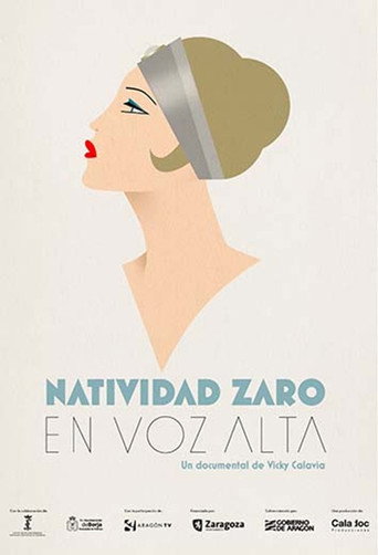 Póster de Natividad Zaro. En voz alta