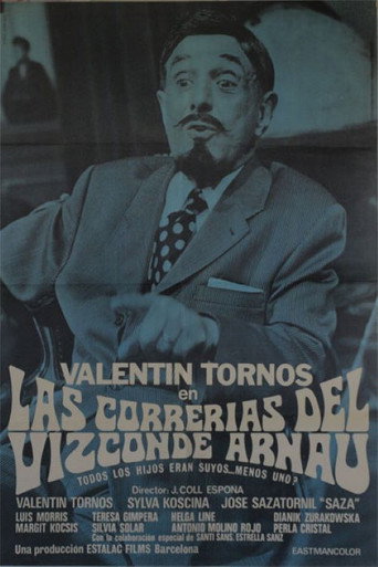 Póster de Las correrías del Vizconde Arnau