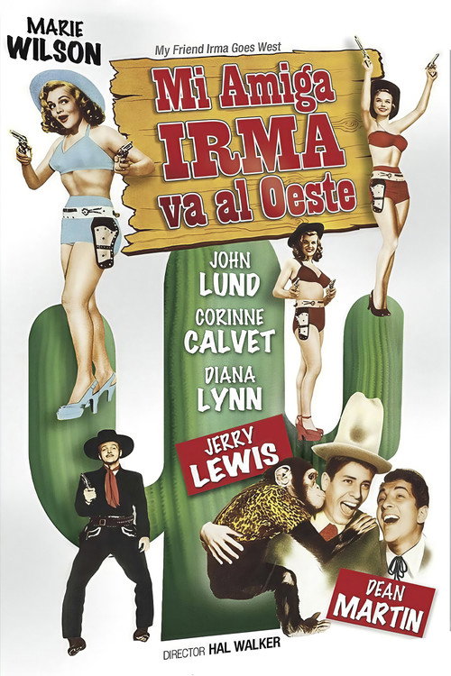 Póster de My Friend Irma Goes West
