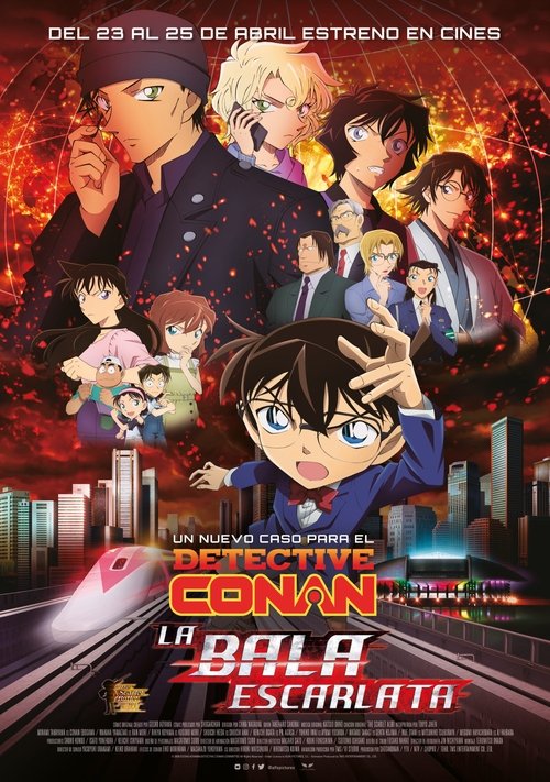 Póster de Detective Conan 24: La bala escarlata