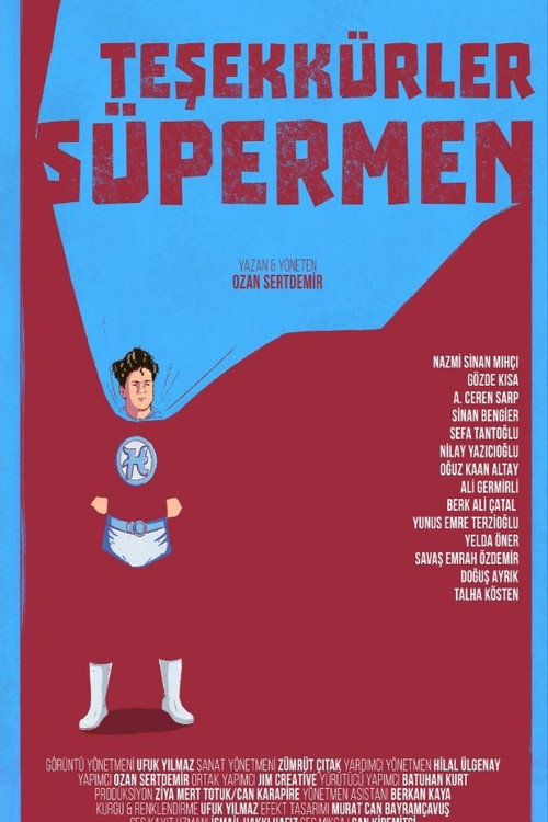 Póster de Teşekkürler Süpermen