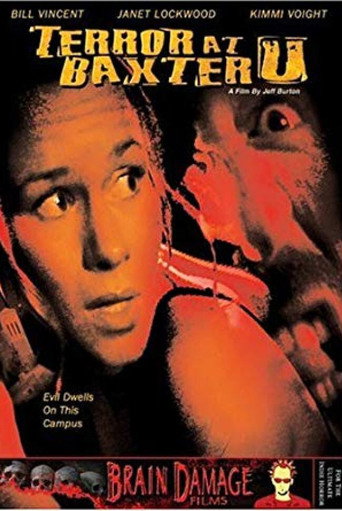 Póster de Terror at Baxter U