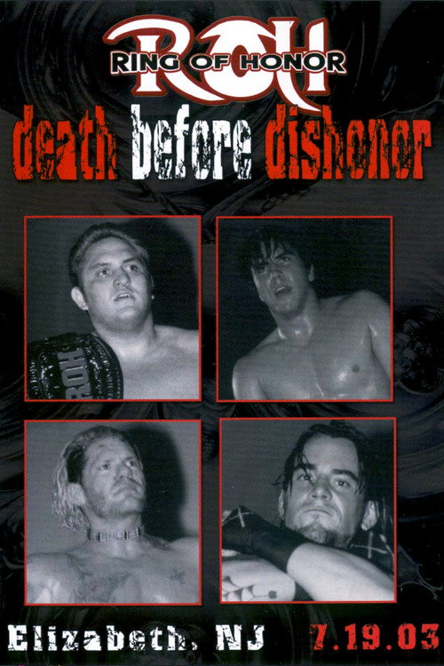 Póster de ROH: Death Before Dishonor