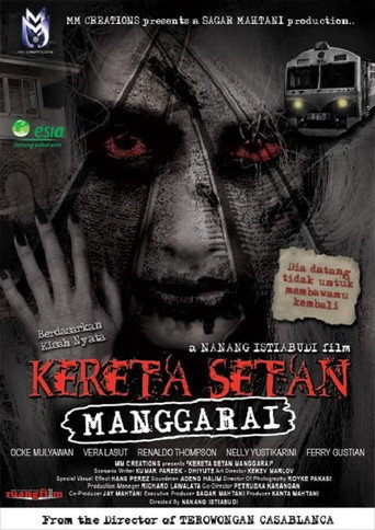 Póster de Kisah Nyata Kereta Setan Manggarai