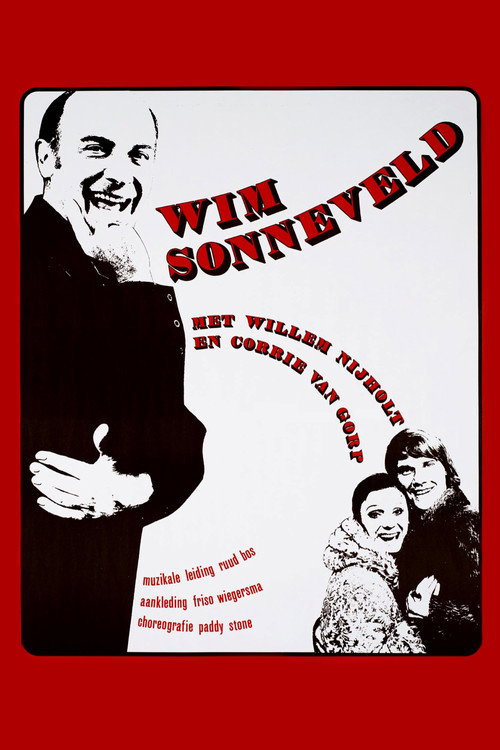 Póster de Wim Sonneveld met Willem Nijholt en Corrie van Gorp