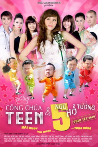 Póster de Công Chúa Teen Và Ngũ Hổ Tướng