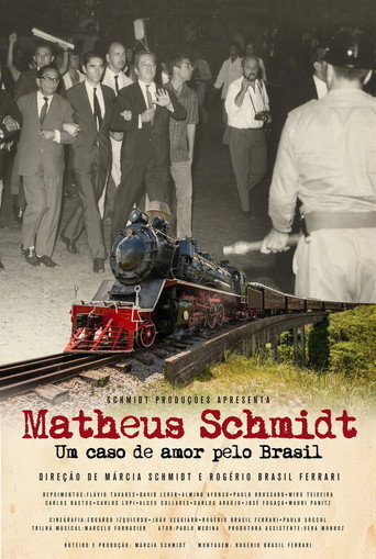Póster de Matheus Schdmit, um caso de amor pelo Brasil
