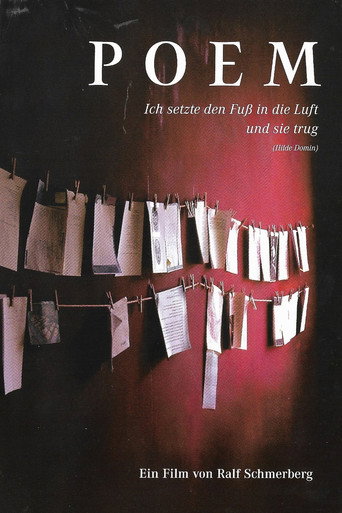 Póster de Poem: Ich setzte den Fuß in die Luft und sie trug