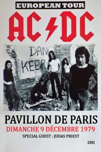 Póster de AC/DC - At the Pavillon in Paris 1979