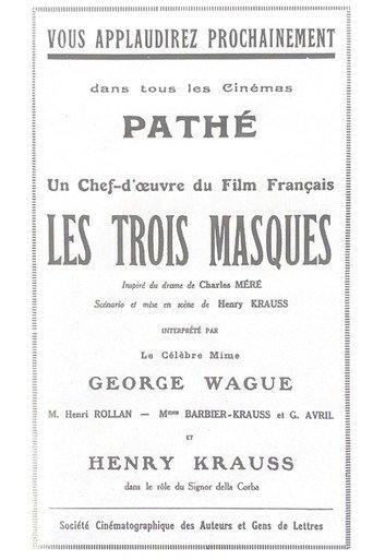 Póster de Les Trois masques