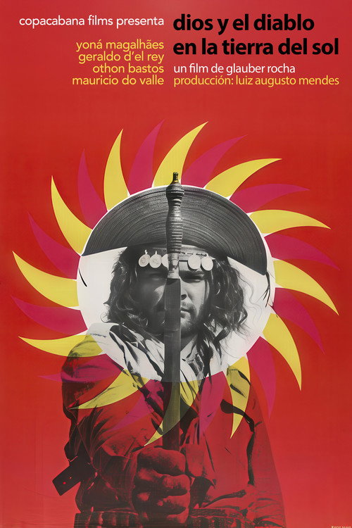 Póster de Deus e o Diabo na Terra do Sol