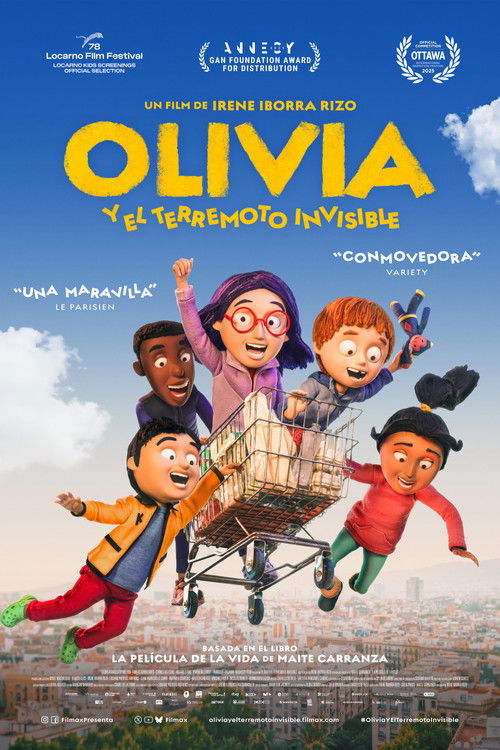 Póster de L'Olívia i el terratrèmol invisible