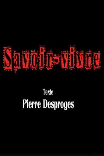 Póster de Savoir-vivre