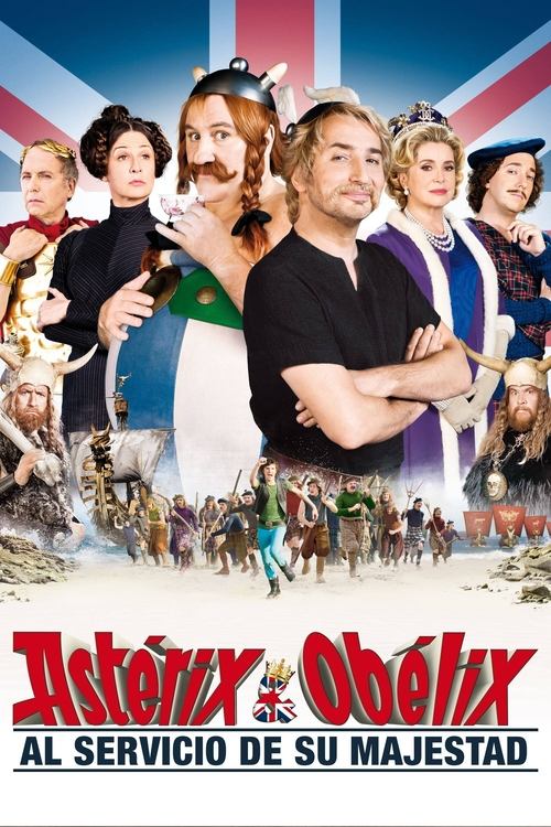 Póster de Astérix y Obélix al servicio de su majestad