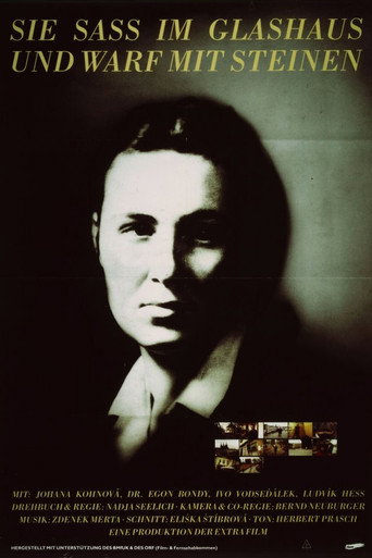 Póster de Sie saß im Glashaus und warf mit Steinen