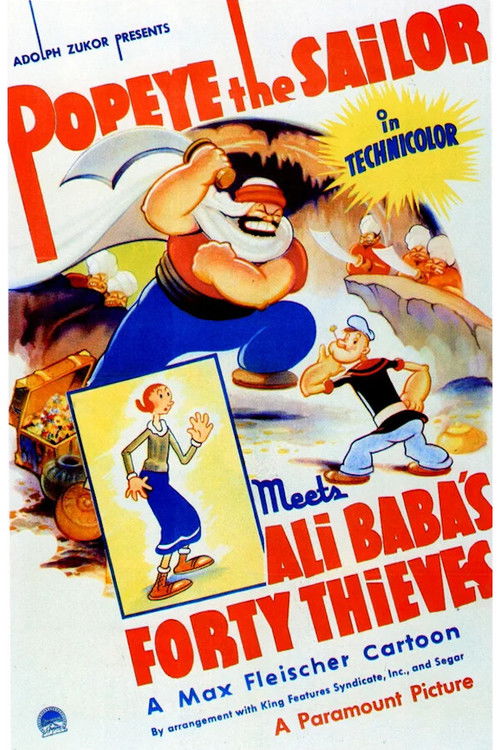 Póster de Popeye the Sailor Meets Ali Baba's Forty Thieves