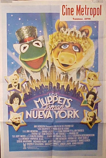 Póster de Los Muppets toman Nueva York