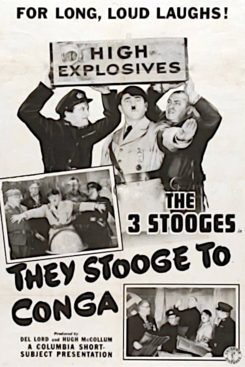 Póster de They Stooge to Conga
