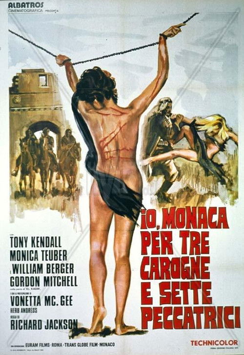 Póster de Io monaca... per tre carogne e sette peccatrici