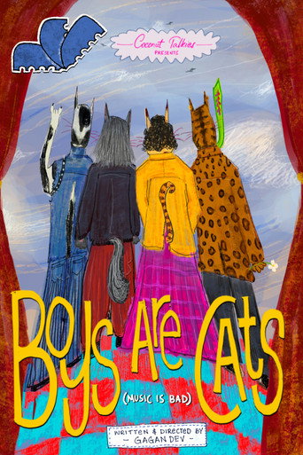 Póster de Boys Are Cats (music is bad)