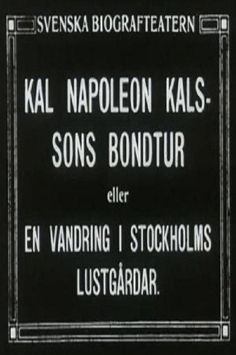 Póster de Kal Napoleon Kalssons bondtur