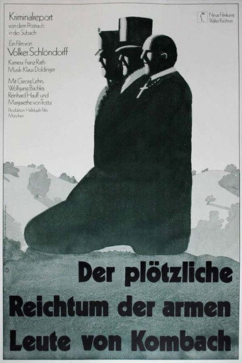 Póster de Der plötzliche Reichtum der armen Leute von Kombach