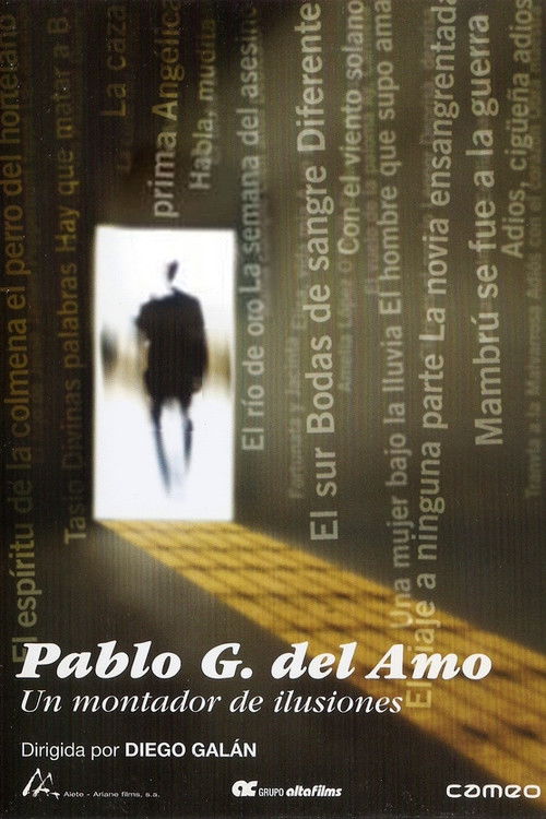 Póster de Pablo G. del Amo, un montador de ilusiones