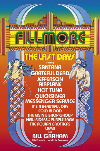 Póster de Last Days at the Fillmore