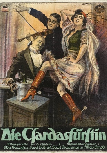 Póster de Die Czardasfürstin