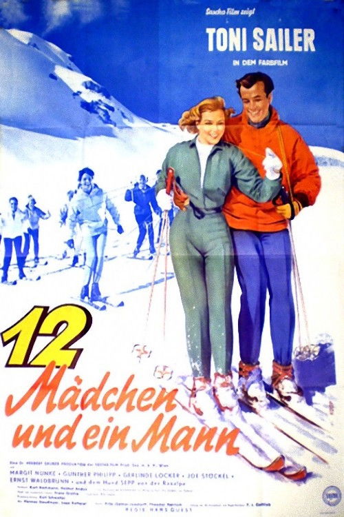 Póster de Zwölf Mädchen und ein Mann
