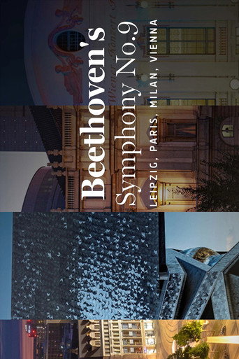 Póster de Beethoven: Symphony no. 9 - Leipzig | Paris | Milan | Vienna