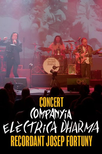 Póster de Concert Companyia Elèctrica Dharma: recordant Josep Fortuny
