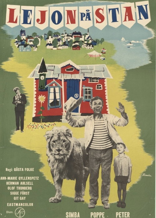 Póster de Lejon på stan
