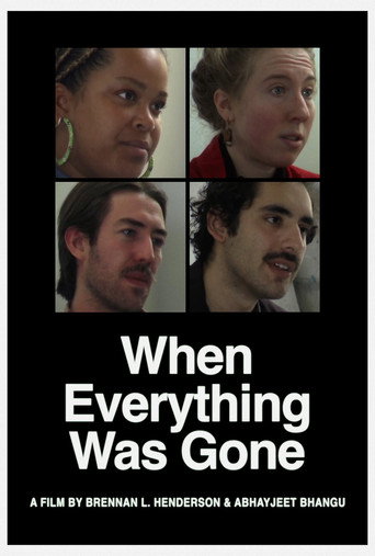Póster de When Everything Was Gone