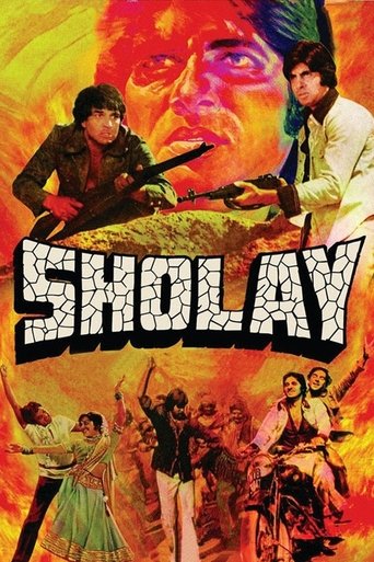 Póster de शोले