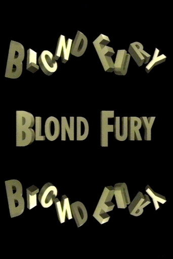 Póster de Blond Fury
