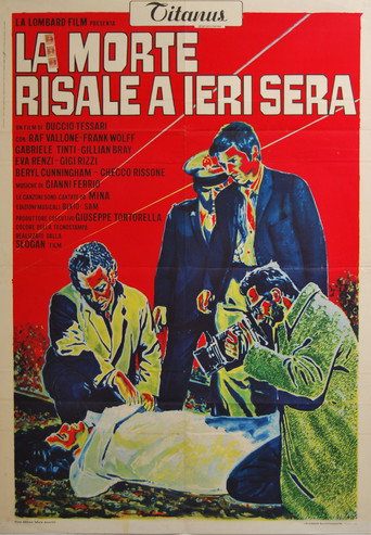 Póster de La morte risale a ieri sera
